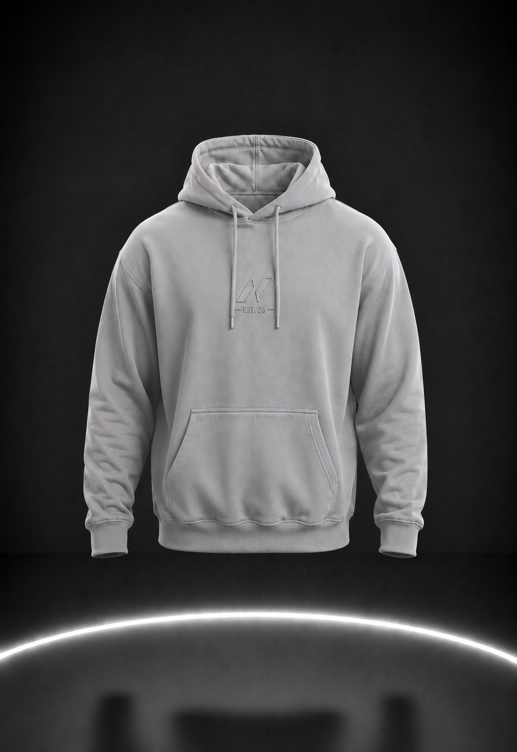 Men's Hoodie - Platinum Grey
