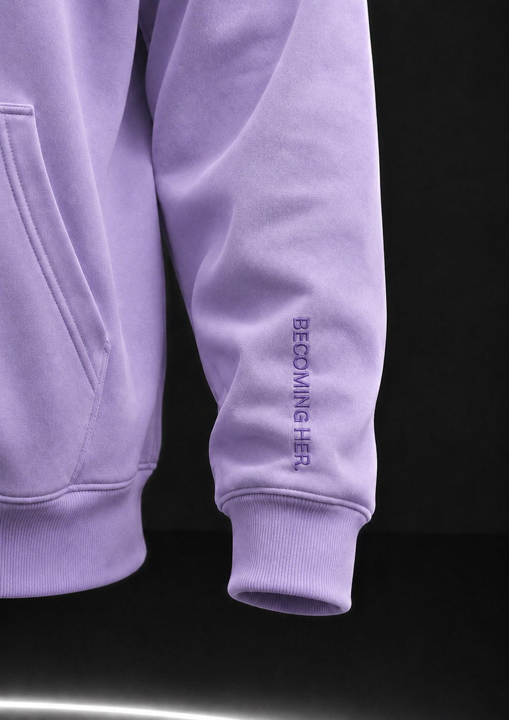 Woman's HER Hoodie - Satin Violet