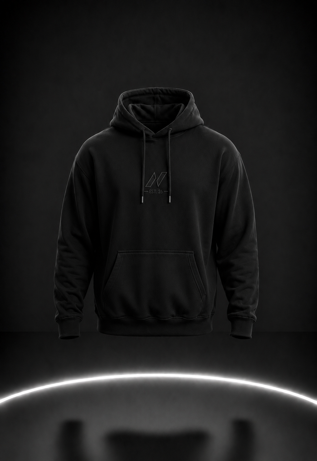 Men's Hoodie - Stealth Black