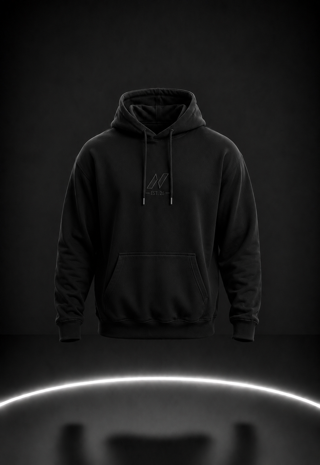 Men's Hoodie - Stealth Black